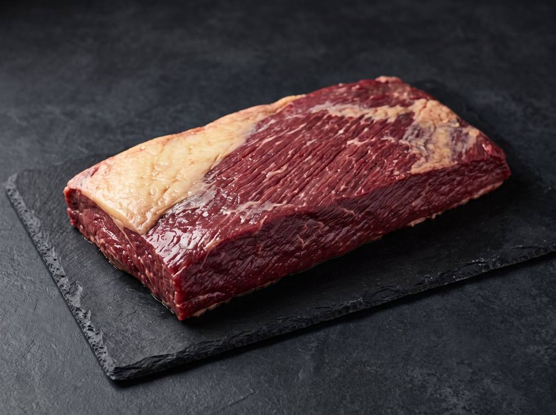 A half brisket from an Okmok quarter share